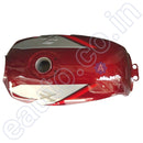Ensons Petrol Tank For Bajaj Ct 100 (Red/silver)