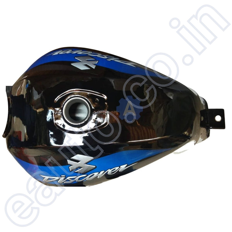 Ensons Petrol Tank For Bajaj Discover 100/ 125 New Model/ 150 (Black/blue)