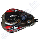 Ensons Petrol Tank For Bajaj Discover 100/ 125 New Model/ 150 (Black/red)