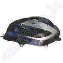 Ensons Petrol Tank For Bajaj Discover 125/135 Digital (Kann Type) (Black/grey)