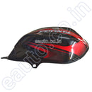 Ensons Petrol Tank For Bajaj Discover 125 New Model |150 | Black & Red