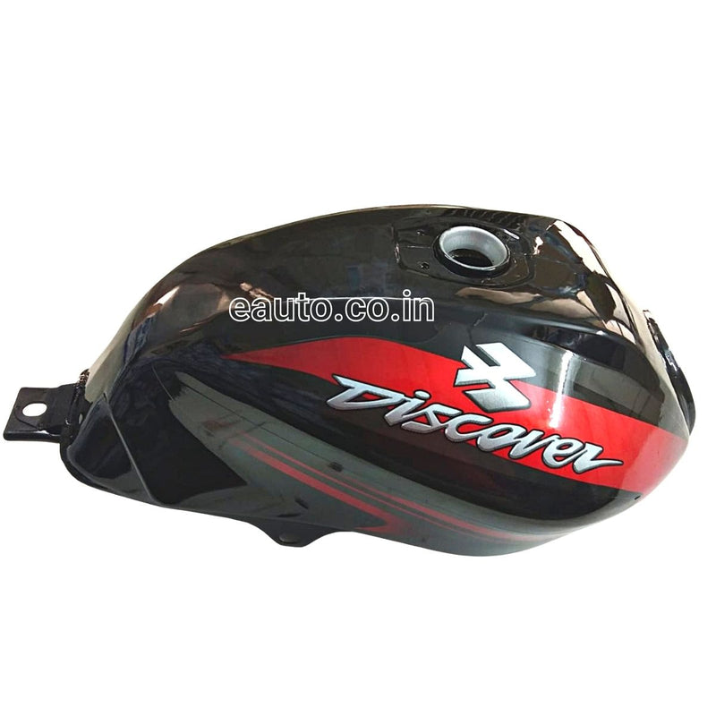 Ensons Petrol Tank For Bajaj Discover 125 New Model |150 | Black & Red