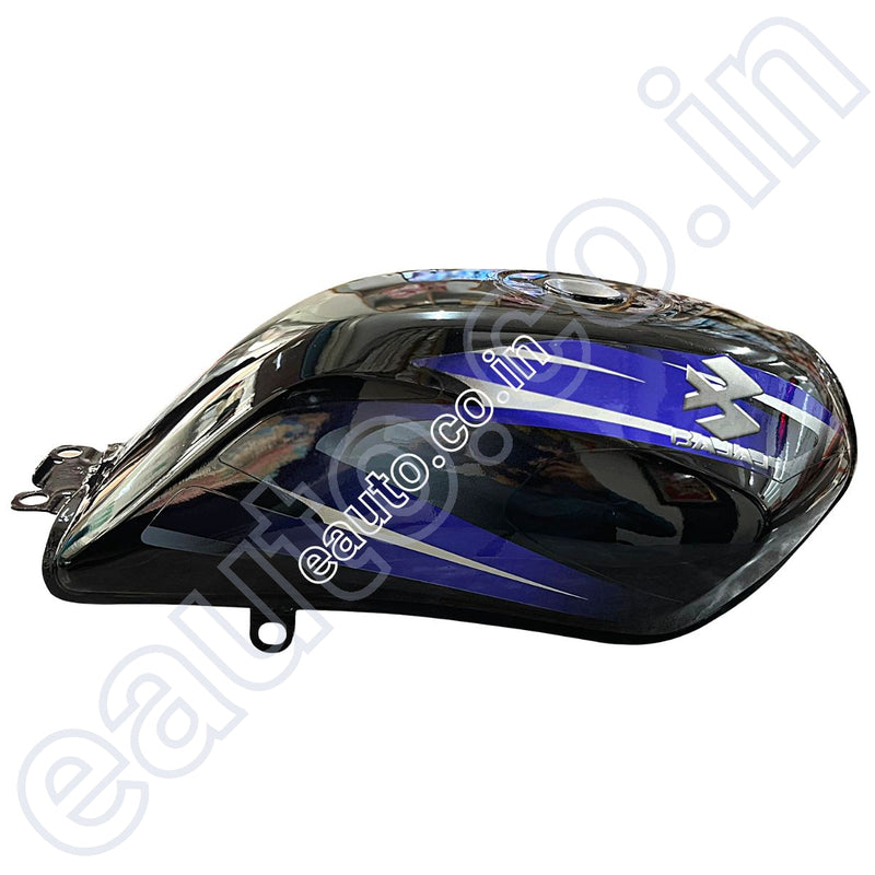 Ensons Petrol Tank For Bajaj Platina 100 | Black/Blue