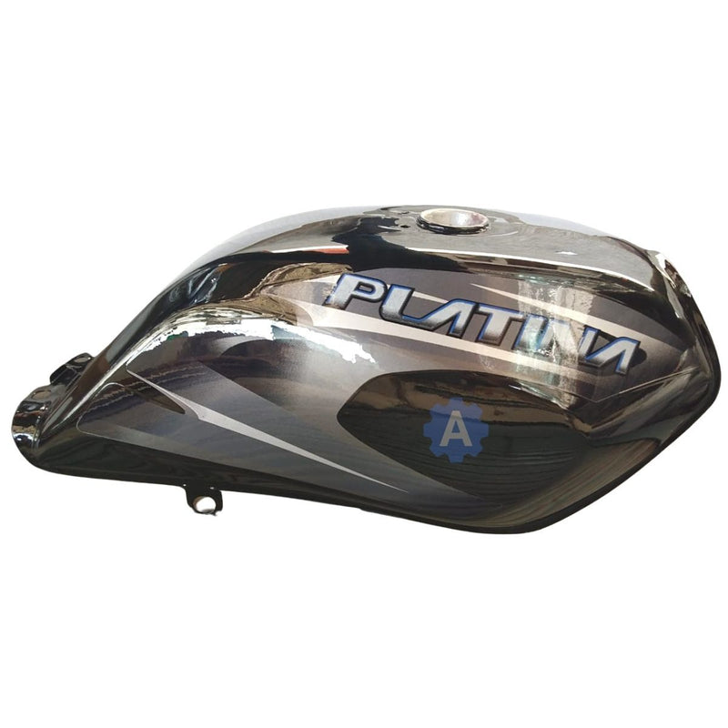 Ensons Petrol Tank For Bajaj Platina 125 (Black/grey)