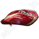 Ensons Petrol Tank For Bajaj Platina 125 (Red /golden)