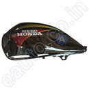 Ensons Petrol Tank For Hero Cd Dawn (Black/red)