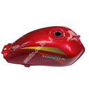 Ensons Petrol Tank For Hero Cd Dawn | Cherry Red/orange