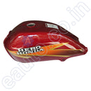 Ensons Petrol Tank For Hero Cd Dawn Deluxe (Cherry Red/orange)
