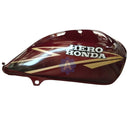 Ensons Petrol Tank For Hero Cd Dawn Deluxe (Wine Red/golden)