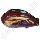 Ensons Petrol Tank For Hero Cd Dawn (Wine Red/golden)