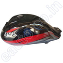 Ensons Petrol Tank For Hero Cd Deluxe New Model (Black/red)