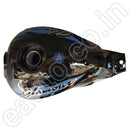 Ensons Petrol Tank For Hero Glamour Type 2 (Black/blue)