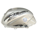 Ensons Petrol Tank For Hero Glamour Type 2 (Silver/grey & Black)