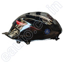 Ensons Petrol Tank For Hero Glamour Type 3/ 4 (Black/red)