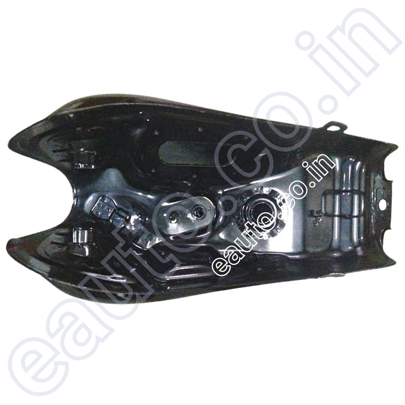 Ensons Petrol Tank For Hero Hf Deluxe Bs6 | Black & Silver