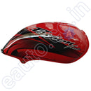 Ensons Petrol Tank For Hero Passion Plus Alloy Wheel (Sports Red/black)