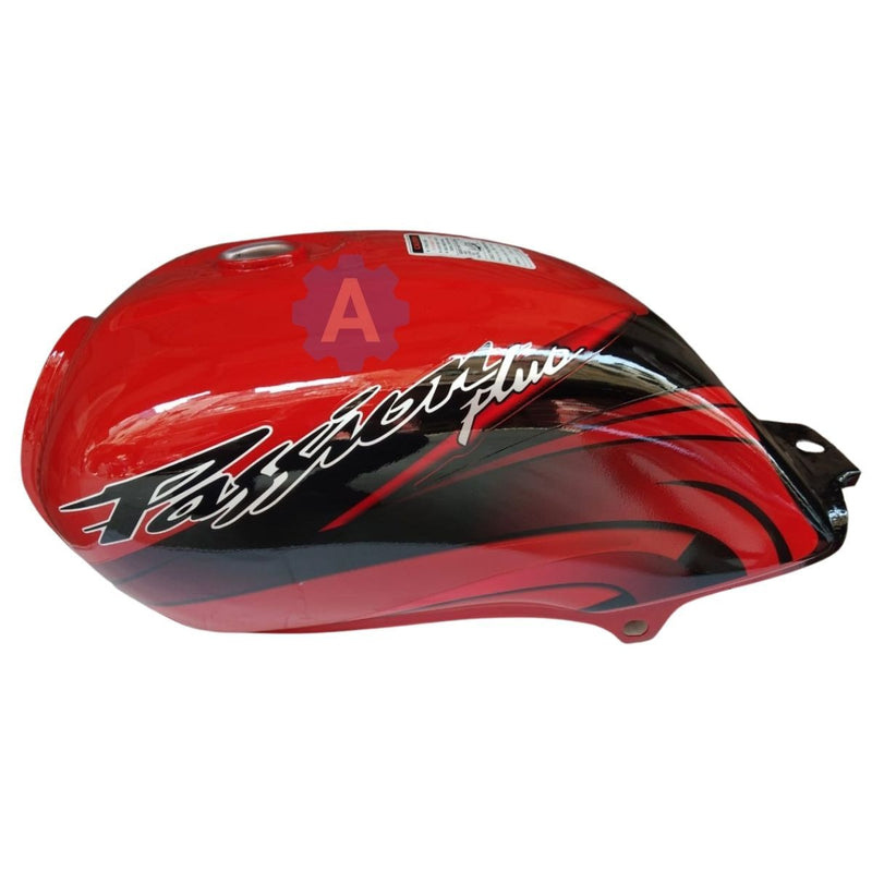 Ensons Petrol Tank For Hero Passion Plus Alloy Wheel (Sports Red/black)