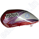 Ensons Petrol Tank For Hero Passion Plus (Red/purple)