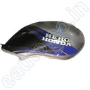 Ensons Petrol Tank For Hero Passion Plus (Silver/blue)