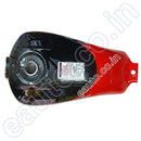 Ensons Petrol Tank For Hero Passion Pro (Black/red)