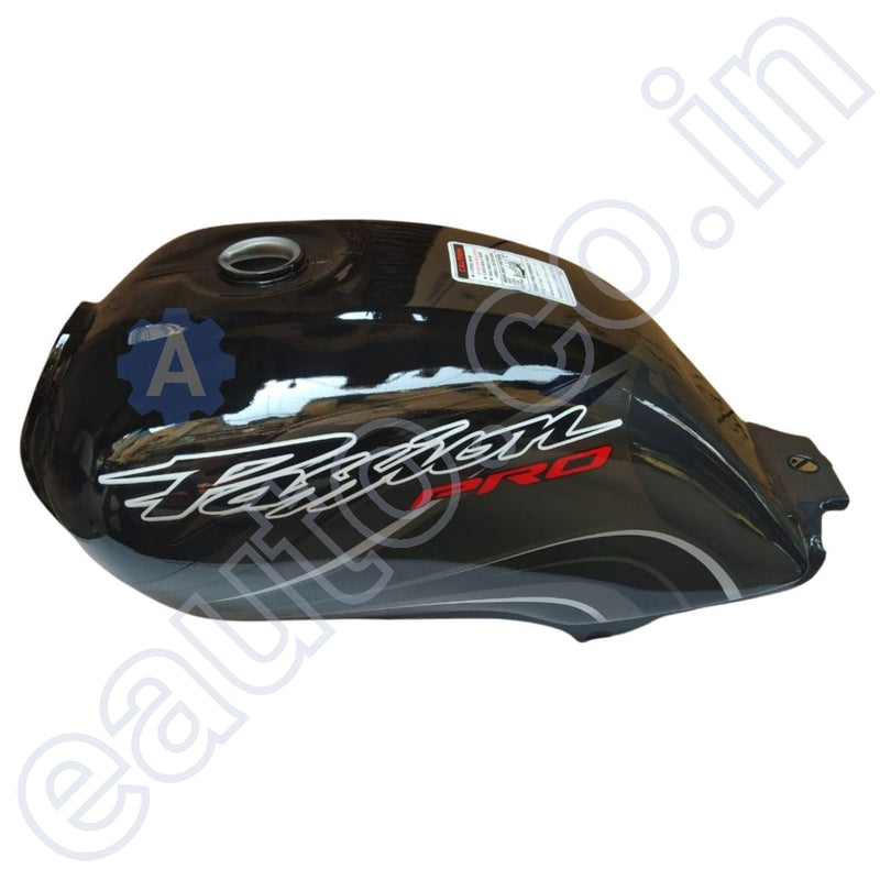 Ensons Petrol Tank For Hero Passion Pro (Black/silver)