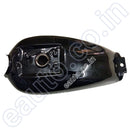 Ensons Petrol Tank For Hero Splendor Bs6 | Black Silver Sticker