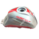 Ensons Petrol Tank For Hero Splendor Ismart 110 | I3S Silver & Red