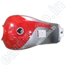 Ensons Petrol Tank For Hero Splendor Ismart (Silver/red)