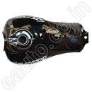 Ensons Petrol Tank For Hero Splendor Nxg (Black/silver)
