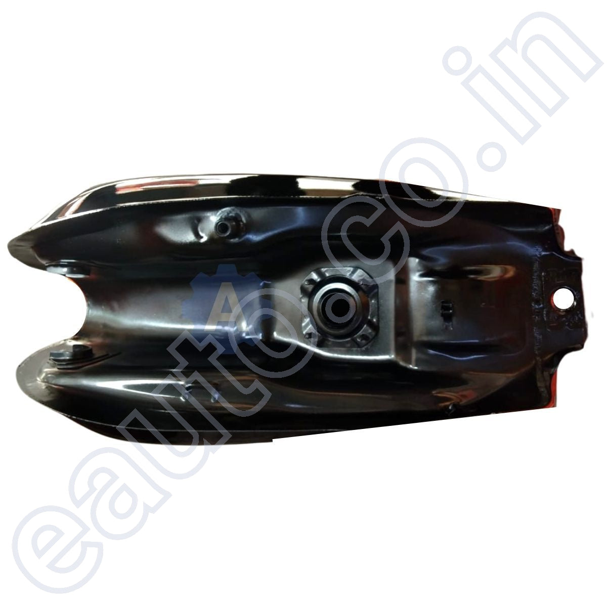 Ensons Petrol Tank for Hero Splendor Plus (Black/Orange)