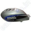 Ensons Petrol Tank For Hero Splendor Plus (Silver/blue)