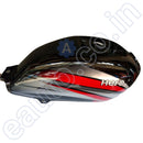 Ensons Petrol Tank For Hero Splendor Pro (Black/red)