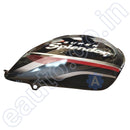 Ensons Petrol Tank For Hero Super Splendor Alloy Wheel New Model (Black/red)