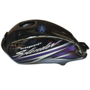 Ensons Petrol Tank For Hero Super Splendor Alloy Wheel Type 4 (Glamour Lock) (Black/blue)