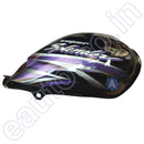 Ensons Petrol Tank For Hero Super Splendor Alloy Wheel Type 4 (Glamour Lock) (Black/blue)