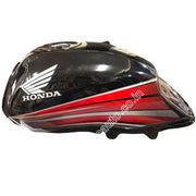 Ensons Petrol Tank for Honda Dream Yuga Type 2 | Black & Red