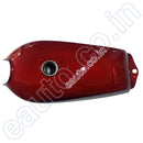Ensons Petrol Tank For Kawasaki Bajaj 4S Champion | Kb4S Red Blue & White Sticker