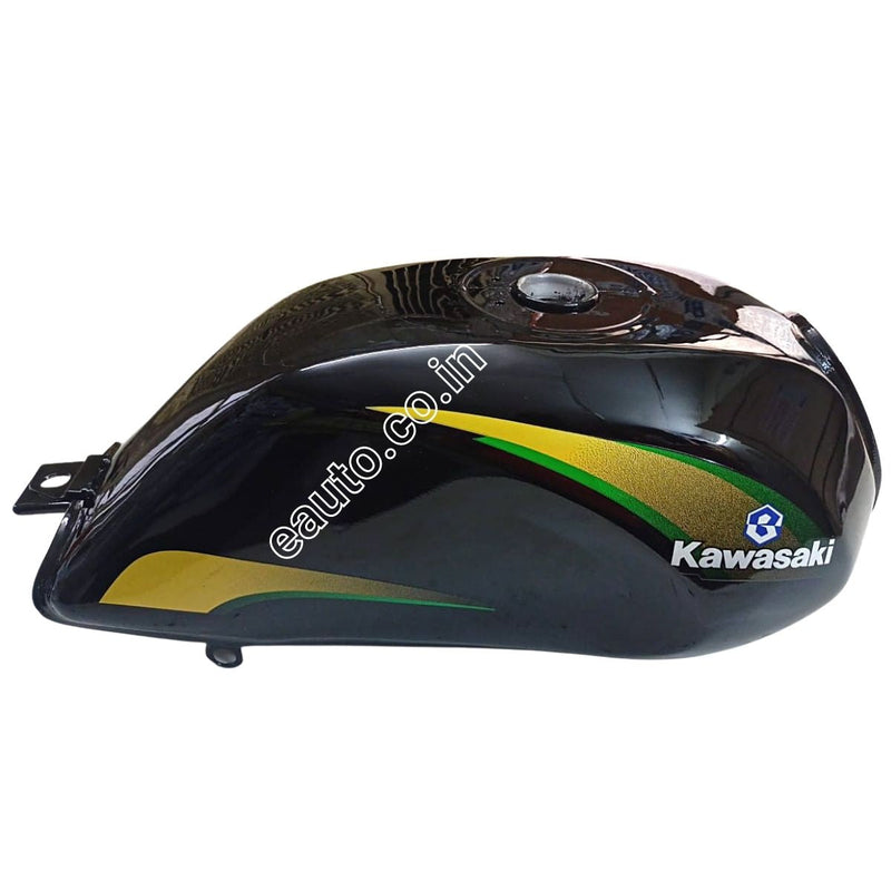 Ensons Petrol Tank For Kawasaki Bajaj Caliber 115 | Black 2004-2006 Model