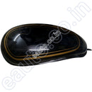 Ensons Petrol Tank For Royal Enfield Bullet 500 Bs6 (Black/golden) | After Mar 2020 Models