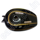 Ensons Petrol Tank for Royal Enfield Bullet & Classic 350 BS3 Old Model | Before Apr 2014 Models | Black & Golden