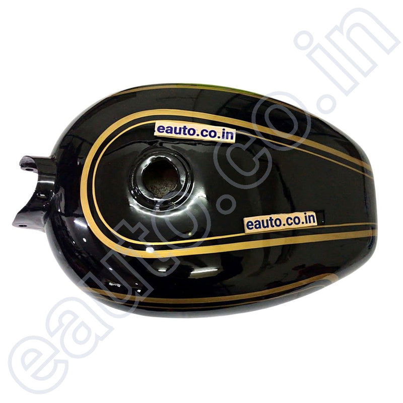 Ensons Petrol Tank for Royal Enfield Bullet & Classic 350 BS3 Old Model | Before Apr 2014 Models | Black & Golden
