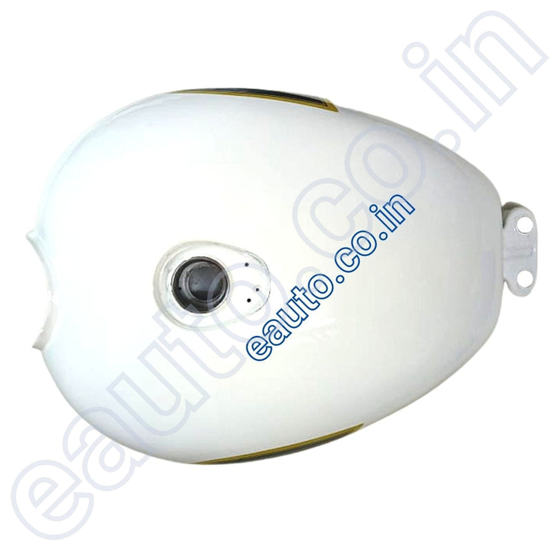 Ensons Petrol Tank For Royal Enfield Classic 350 Bs4 | White Colour Apr 2017 To Mar 2020 Models