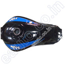 Ensons Petrol Tank For Tvs Star Sports (Black/blue)