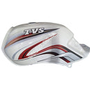 Ensons Petrol Tank For Tvs Star Sports | Type 3 White & Red