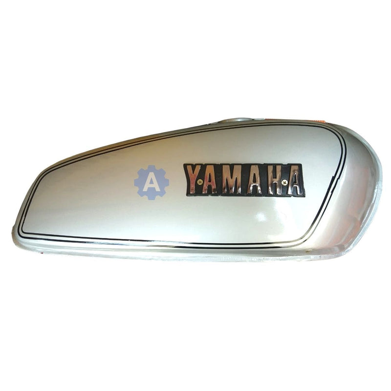 Ensons Petrol Tank For Yamaha Rx100/ Rx135/ Rxg (Silver)