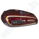 Ensons Petrol Tank For Yamaha Rx100/ Rx135/ Rxg (Wine Red/golden)