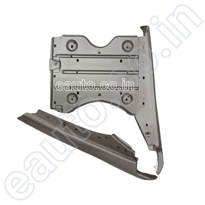 Floor Platform For Honda Activa 110 | 3G 4G Het Matte Silver Colour Sheet Metal