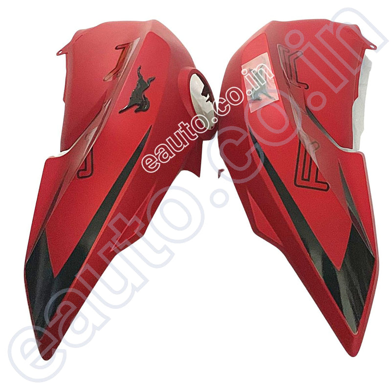 Fuel Tank Cover For Tvs Apache Rtr 200 4V | Bs4 Model Matt Red Colour Set Of 2