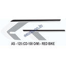 Graphics Sticker Set for Hero Honda CD 100 | Old Model | Red Vehicle