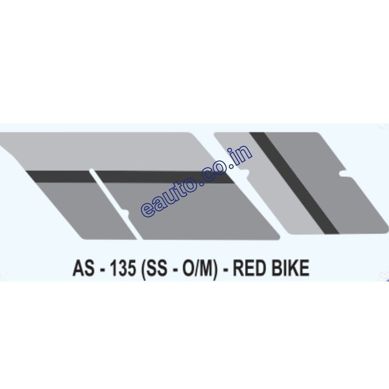 Graphics Sticker Set for Hero Honda CD 100 SS | Old Model | Red Vehicle